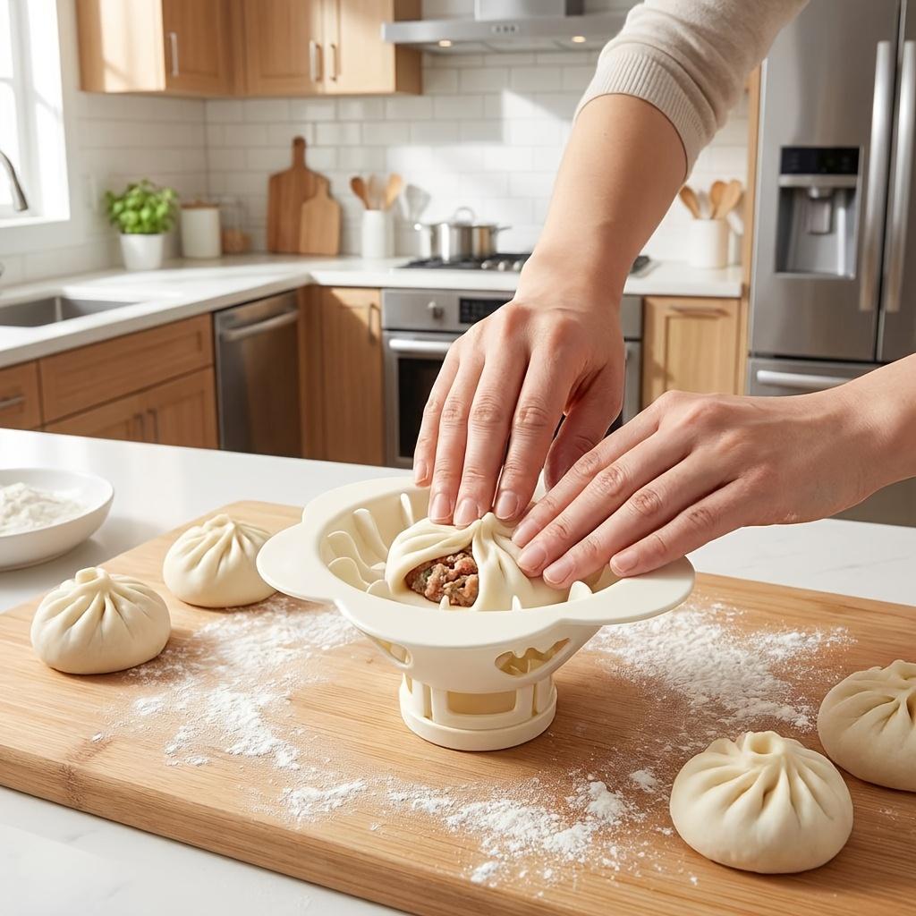 1PC Baozi Mould Petal Type Manual Bag Household Kitchen Bag Baozi Mould Kitchen Tools Creative Tools
