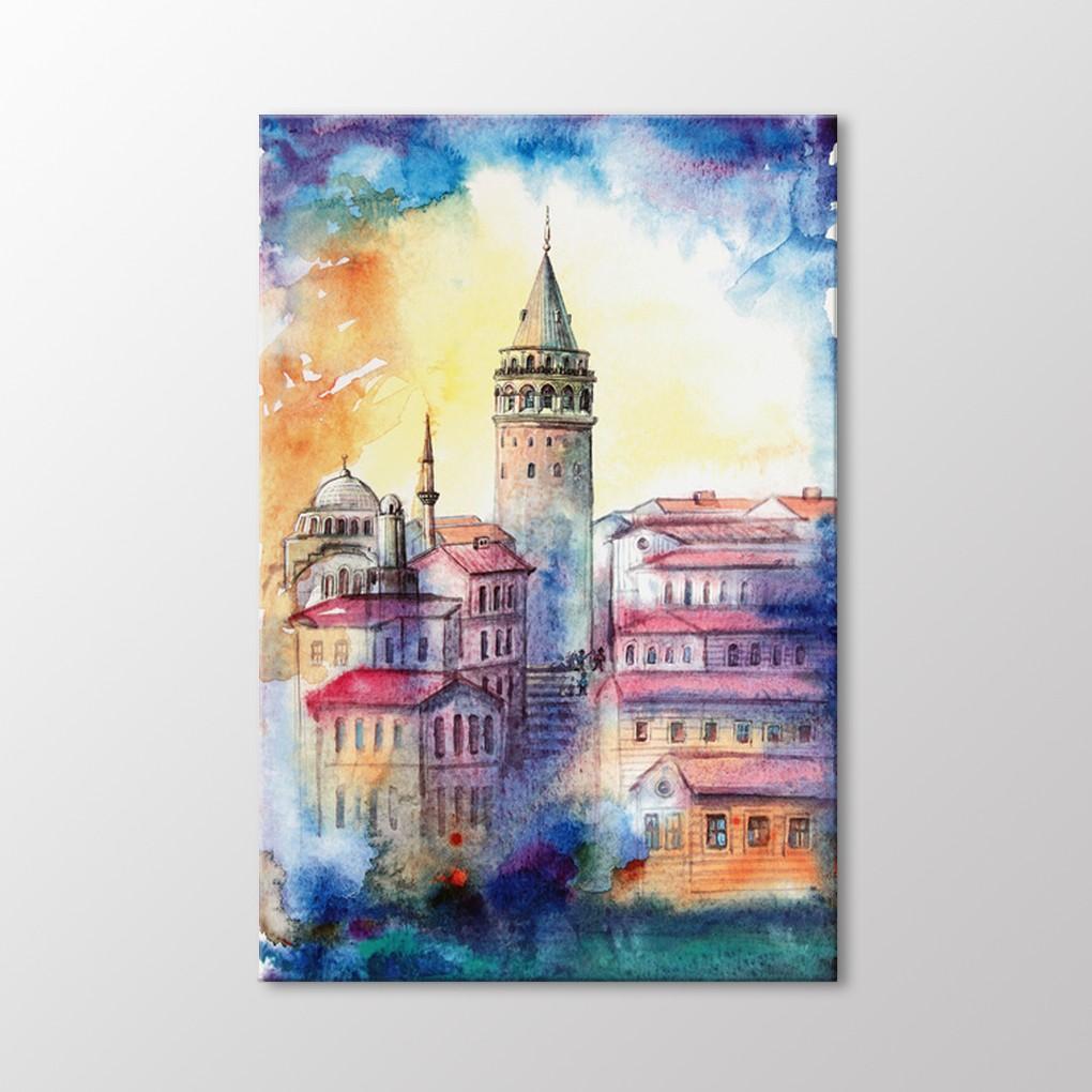 

Акварель, Картина Галатской башни