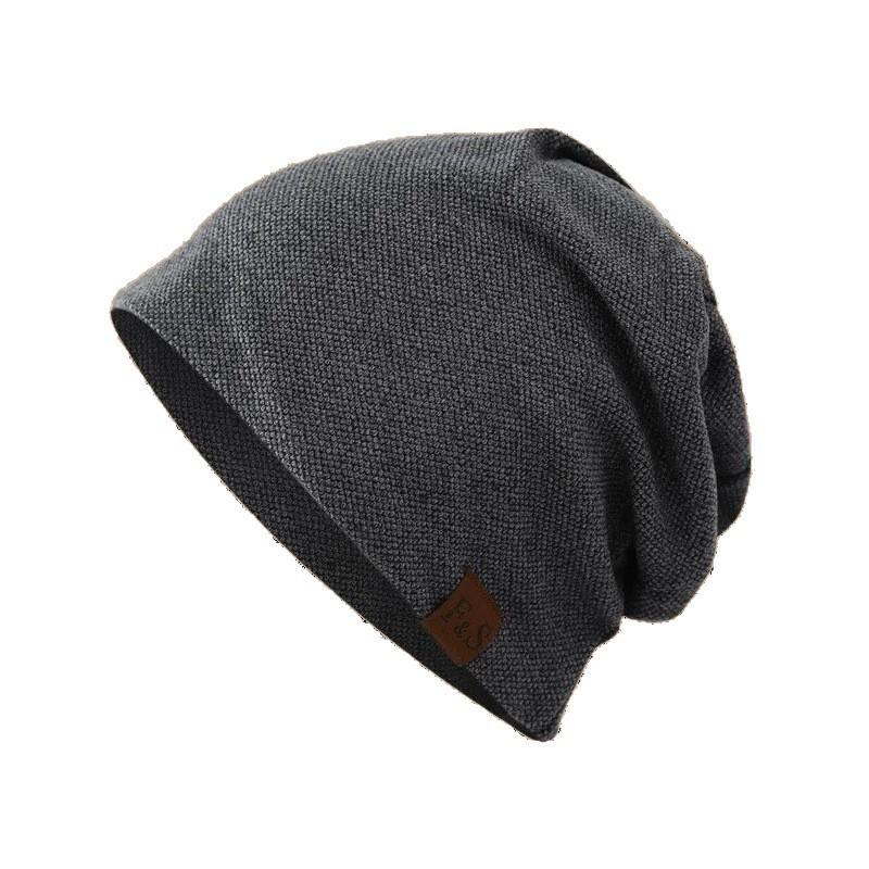 Autumn/Winter Plush Knit Baotou Hat - Indoor/Outdoor Warm Velvet Pullover
