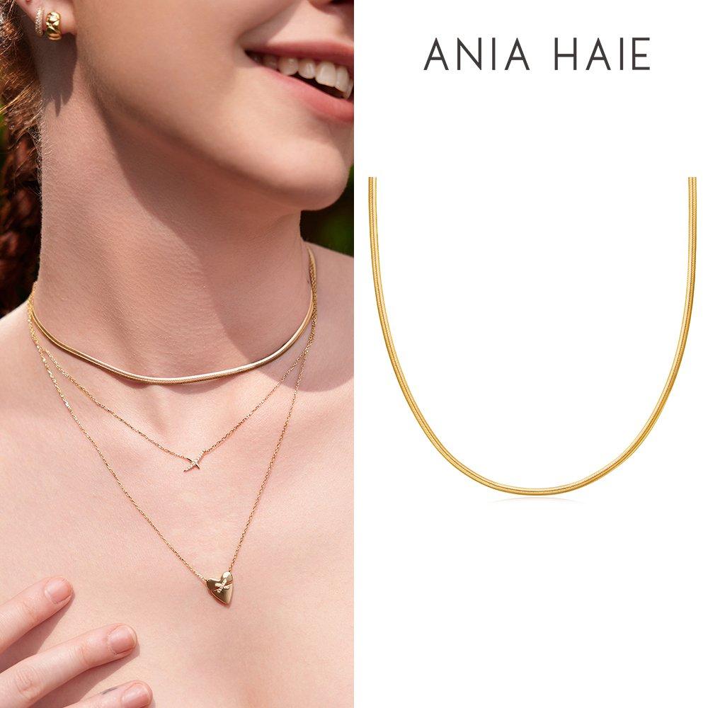 

Flat Snake Chain 925 Silver Necklace N057-03G