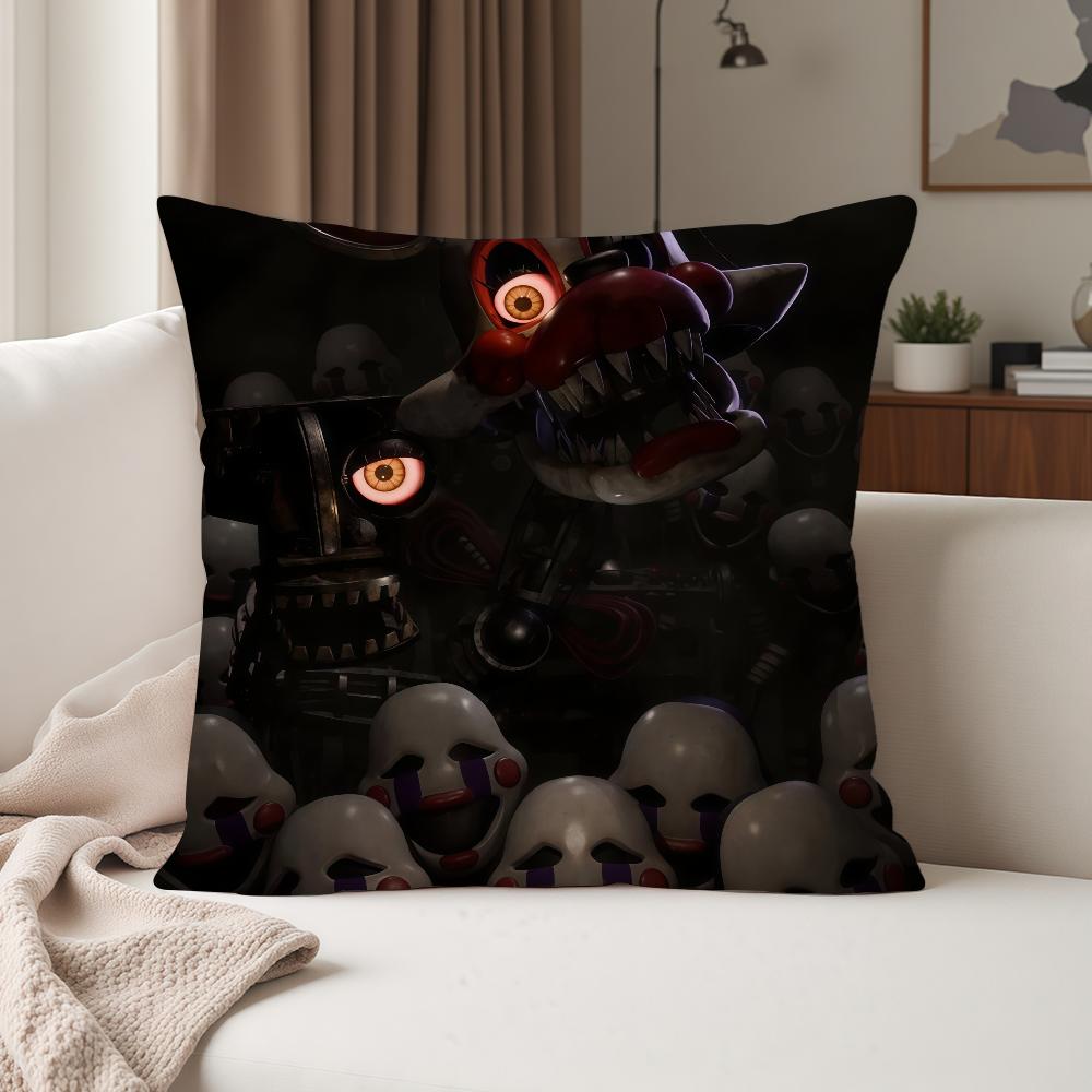 Fear Film F-FNAF 2 Cool Pillow Case Suitable For Bedrooms Living Rooms Cars Home Decoration