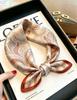 [111 mulberry silk] Bonas women's silk small square scarf silk scarf 11 new autumn and winter gift mother small scarf