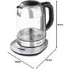 Kettle ECG RK 1781 Glass Glass