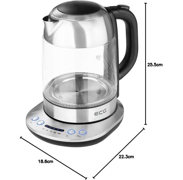 Kettle ECG RK 1781 Glass Glass