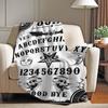 Ouija Board Blanket Warm And Soft Suitable For Bedroom Living Room Sofa Bed Office Travel Camping
