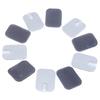 10Pcs 4*6Cm Reusable Tens Machine Electrode Pads Body Massager Selfadhesive Pads
