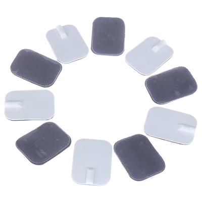 10 Piezas 4*6Cm Reutilizables Almohadillas de Electrodo para Máquina Tens Masajeador Corporal Almohadillas Autoadhesivas