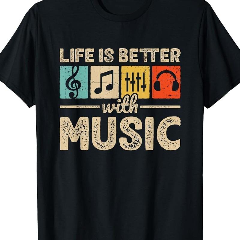 Exclusive Music Themed TShirt For Music Enthusiasts Unisexs TShirt Summer New Style Unisex TShirt
