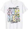 Sweet Summer Time Summer Vibes Women Kids Funny Beach Vacay T-Shirt