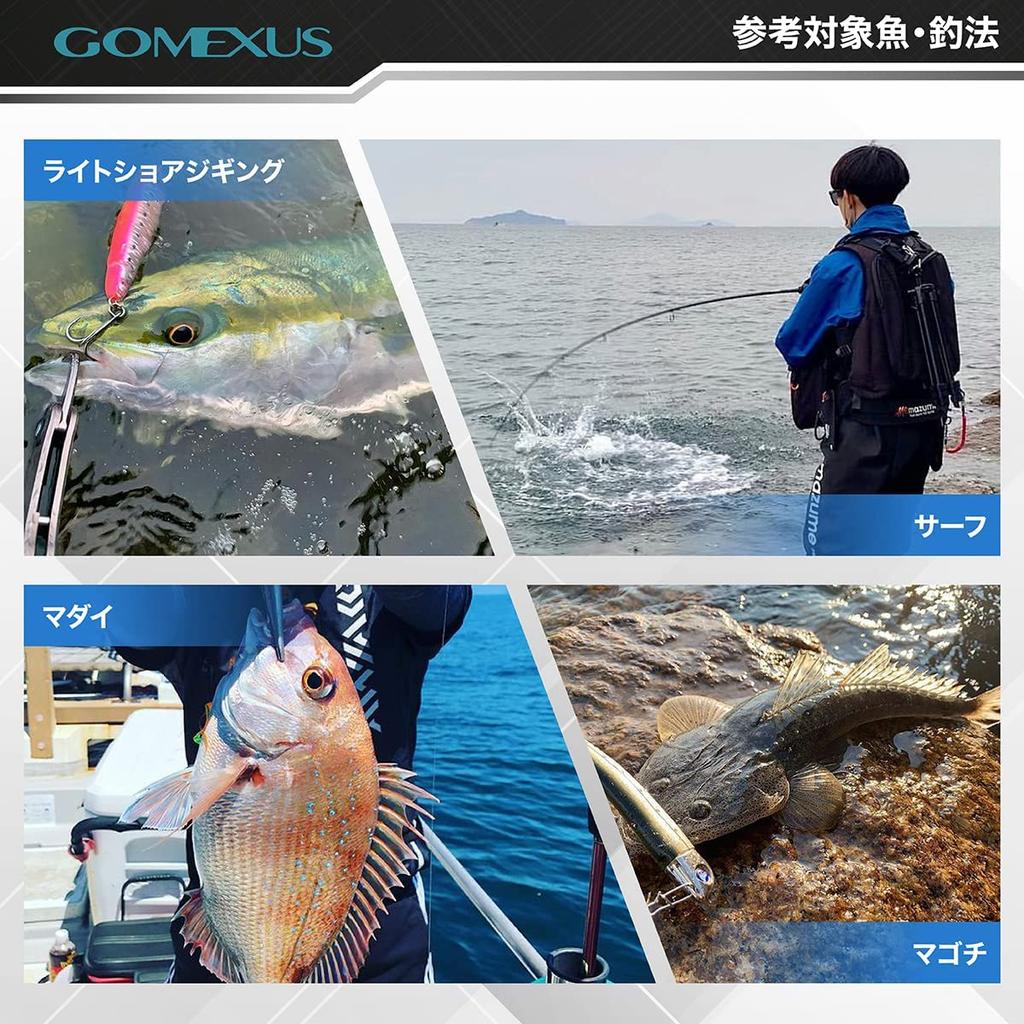 Gomexus T41 Titanium Reel Handle 41mm Replacement for Daiwa Type S and Shimano Type A Twin and Vanquish Spinning and Baitcasting for Sea and Power