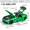 1/24 Scale Simulation Mercedes Benz GT AMG Alloy Sports Car Diecast Model Decorative Trendy Ornaments for Friend Gift Collection