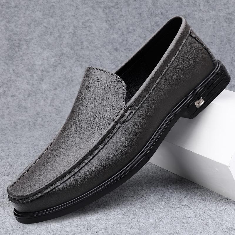 Genuine Leather Men Luxury Shoes Designers Mens Casual Shoes Fashion Male Business Flats Fashion Soft Loafers Handmade Moccasins