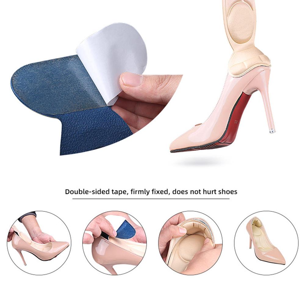 Anti-slip Thickening Pad Massage Insoles Shoes High-heeled