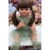 21'' Reborns Girl Doll Eye Open Real Life Doll Children Interactive Pretend Toy