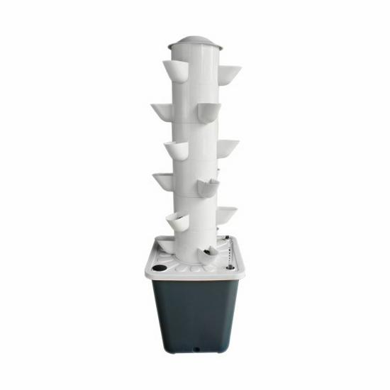 Mini Hydroponic Tower: Soilless Vegetable Growing Machine for Home or School Projects