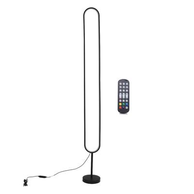 Lampadaire LED RGB Technologie de Capture Sonore Moderne Tendance Chargement USB Bouton Télécommande App