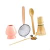 Ceremonial Matcha Tea Set Ceremony Accessories Stainless Sifter, Traditional Whisk and