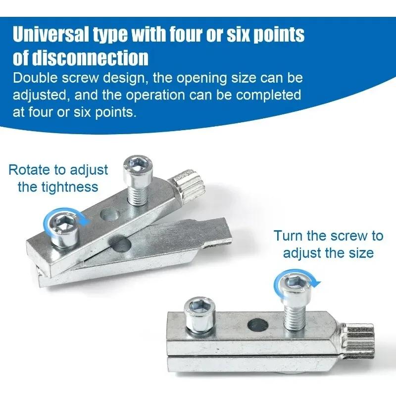 For 4/6 Points Bolt Extractor Plumbing Tool Broken Wire Extractor Threading Tools Tap Screw Remover Water-tap Angle Valve Repair