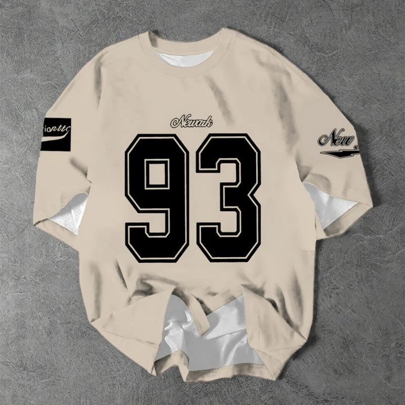 

Retro sports short sleeved men s and women s T-shirts, summer loose casual baseball jackets, couple tops 5XL