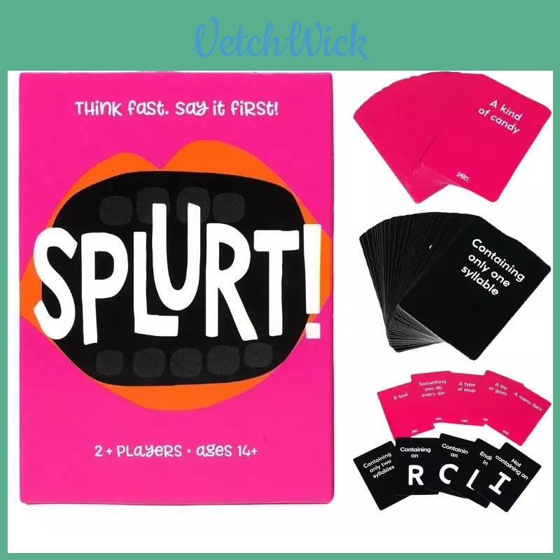Splurt! Exciting Strategy Game Ideal For Family Gatherings Promoting Quick Responses And Fun