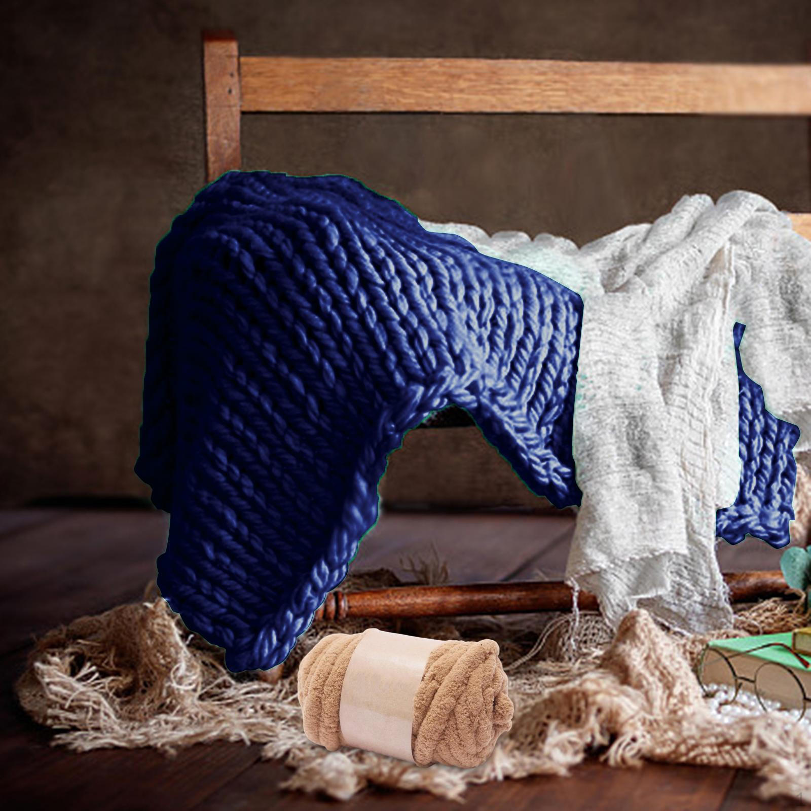 

І Cosy Chunky Yarn: Розкішна суміш вовни для теплих в’язаних речей dark blue