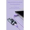 New Fast Charging Cable 4 in 1 Silicone Cable With 8 Pin/Type C/USB a Port High-speed Charger Wire For Samsung iPhone Huawei