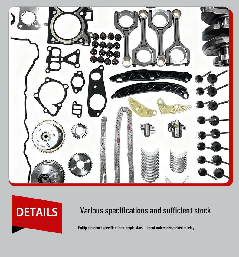 Hyundai G4KJ Engine Overhaul Kit: Timing Repair, Crankshaft, Connecting Rod, Piston Rings