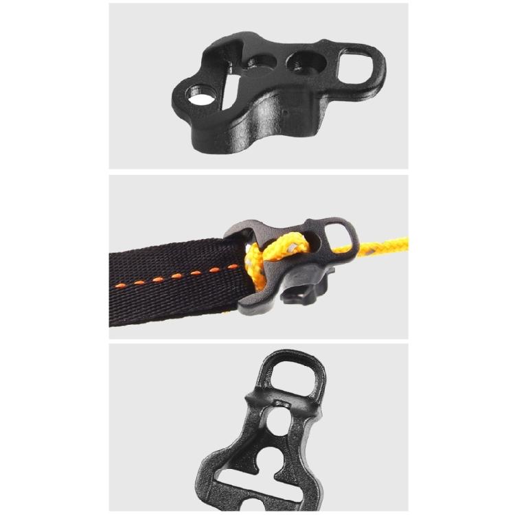 10Pcs Tent Guy Rope Tensioners Tent Rope Fasteners Rope Buckles Adjusters Cord Tensioners for Camping Outdoor Activity