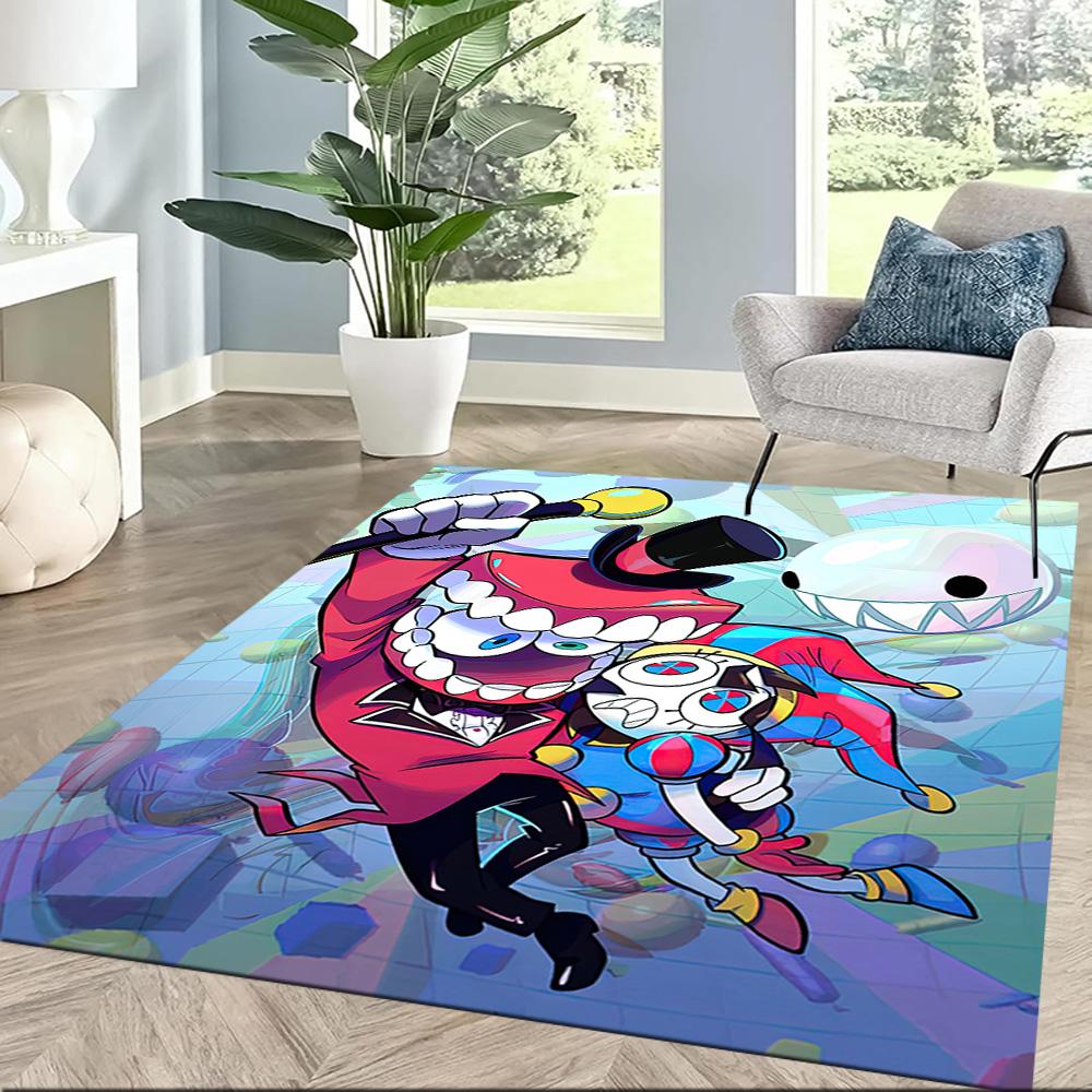 I tappeti quadrati The Amazing Digital Circus sono un'ottima scelta per soggiorni, camere da letto, decorazioni per la casa e come regali.