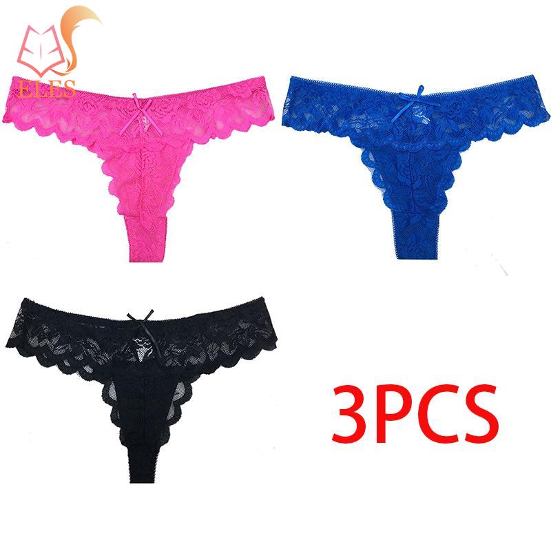 Women Lace Briefs Low-waist M-XL Solid Sexy G-String Seamless Transparent Panty Female Breathable Underwear Comfort Thong