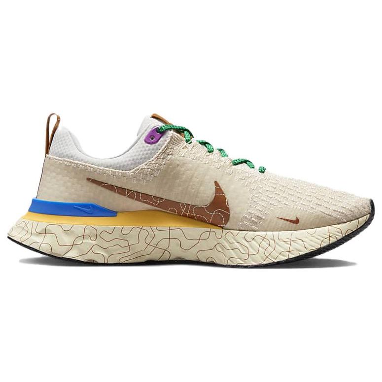 Nike React Infinity Run Flyknit 3 Premium Moving Company Men Sneakers Brown Phantom Oatmeal DZ3025-001