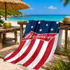 Budweiser Galaxy Bow Tie Beach Towel, Quick-drying, Easy To Care For, Suitable for Both Fitness and Beach Vacations,Sports Essential