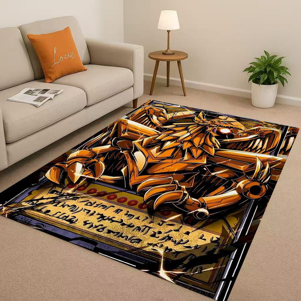 Slifer The Sky Dragon Yu-Gi-Oh MONSTER Cartoon Living Room Non-Slip Area Rug Carpet for Bedroom Sofa,Easy Clean Home Doormat