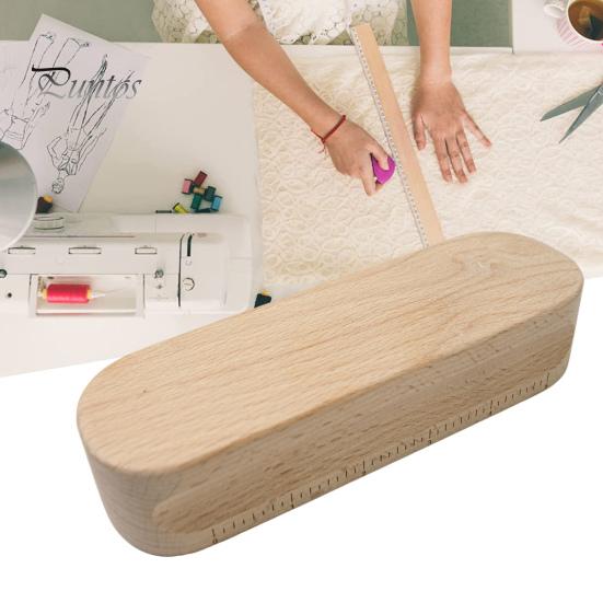 Hardwood Tailors Clapper for Ironing Quilting Professional Sewing Tool for Flattening Fabrics Point Pressing Wrinkle Elimination Beech Wood Presser