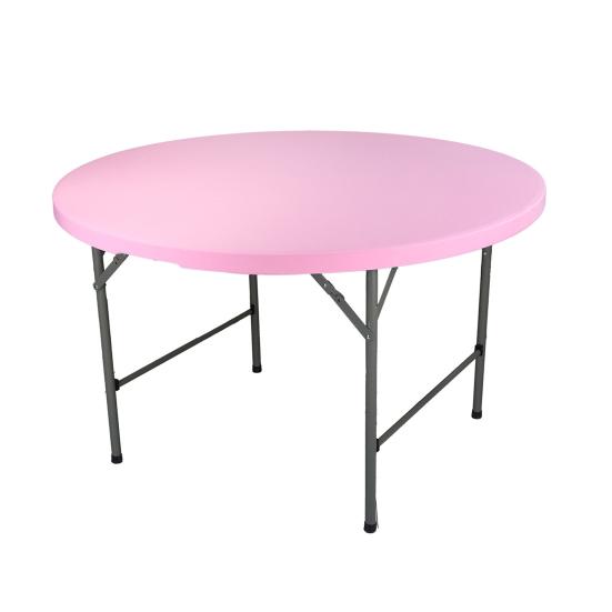 Elastic Round Table Cover Wrinkle-Resistant Fabric Universal Protection Indoor Outdoor