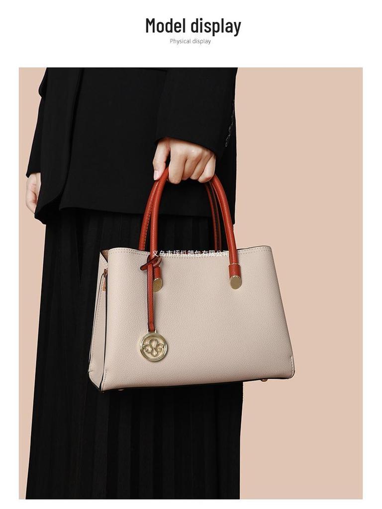 Elegant Red Mummy Bag: Fashionable, Spacious Handbag for Mother-of-the-Bride At Weddings