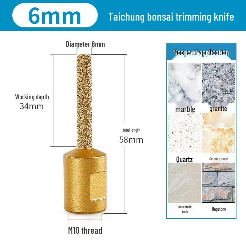 Angle Grinder Stone Slotting and Trimming Tool