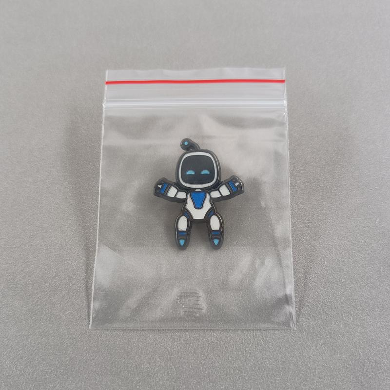 Kawaii Robot Enamel Pin Casual Game Character Badge Novelty Fun Jewelry Hats Jeans Decorative