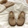 Lazy evening breeze~! Mary Jane sandals women's summer ins wear breathable bag head cool slippers