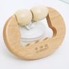 Handheld Wooden Roller Massage Hammer for Face, Foot & Acupoint Therapy