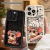 Phone Case: 2D Flat Design, Compatible with iPhone 18 17 16 15 14 13 Pro Protective Cases, Cool Mouse, Perfect Christmas and Halloween Holiday Gift