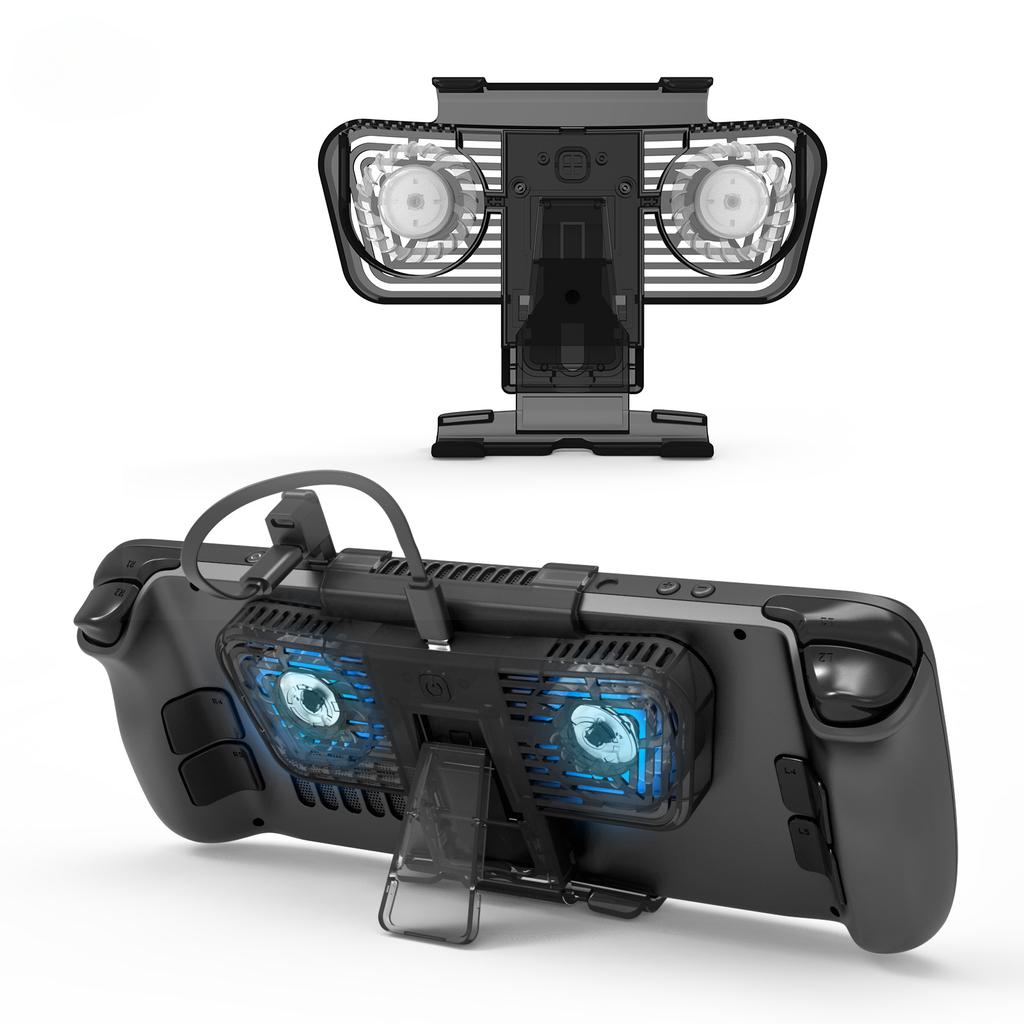Externí LED ventilátor chlazení Držák držáku chladiče pro Steam Deck/Switch/Switch Příslušenství OLED náhradních dílů