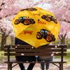 1pc Tractor Hay Pattern Umbrella Design Automatic Opening and Closing Umbrella, High-quality Travel Umbrella,  C1128230