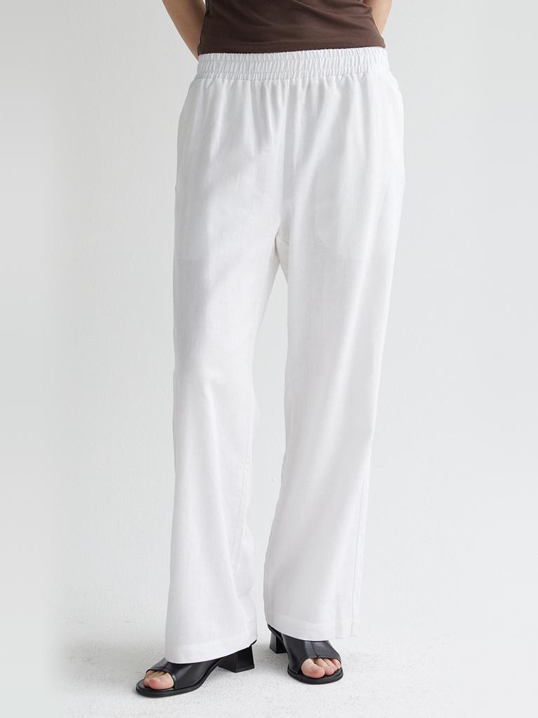 Tieseueichi Linen Elastic Waist Pants 8 Colors (Type A)