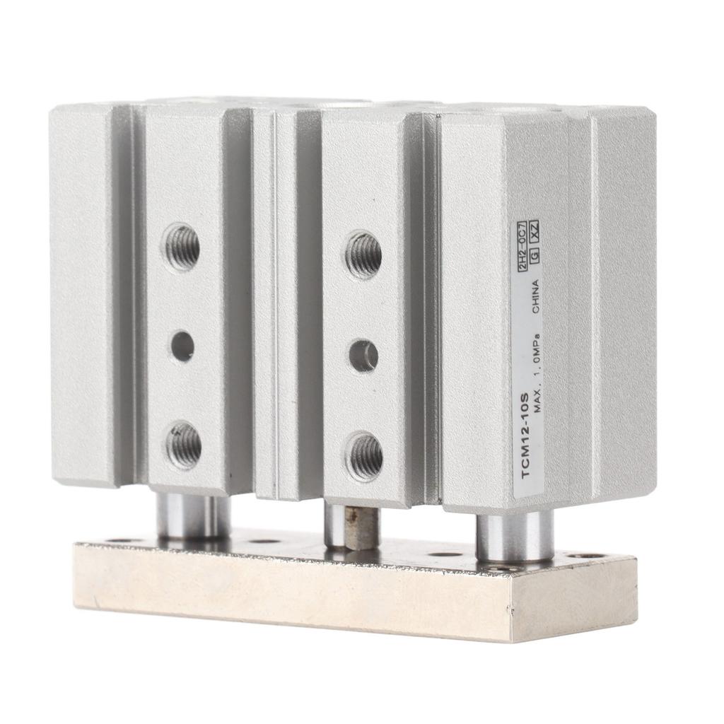Cilindru pneumatic cu aer 3 tije de piston 3 arbori acțiune dublă 0,15?1.0Mpa TCM12 10S Accesoriu