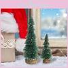 Adorável Mini Árvore de Natal Peça Decorativa Com Pontas Nevadas Ideal Para Decoração Festiva