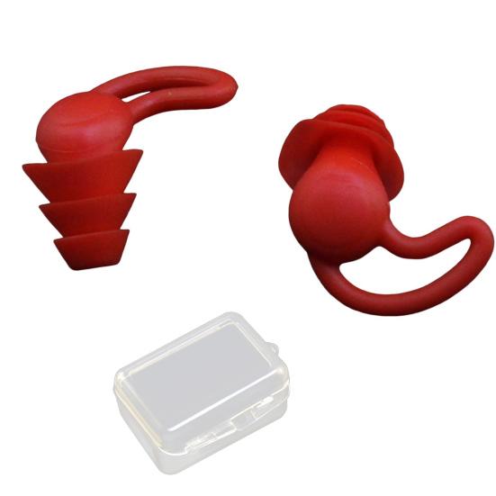 1 Paire Bouchons d'Oreilles en Silicone Réduction du Bruit Lavables Imperméables Doux Réutilisables Protection Auditive Concerts Travail Étude Sommeil Bouchons d'Oreilles Silencieux