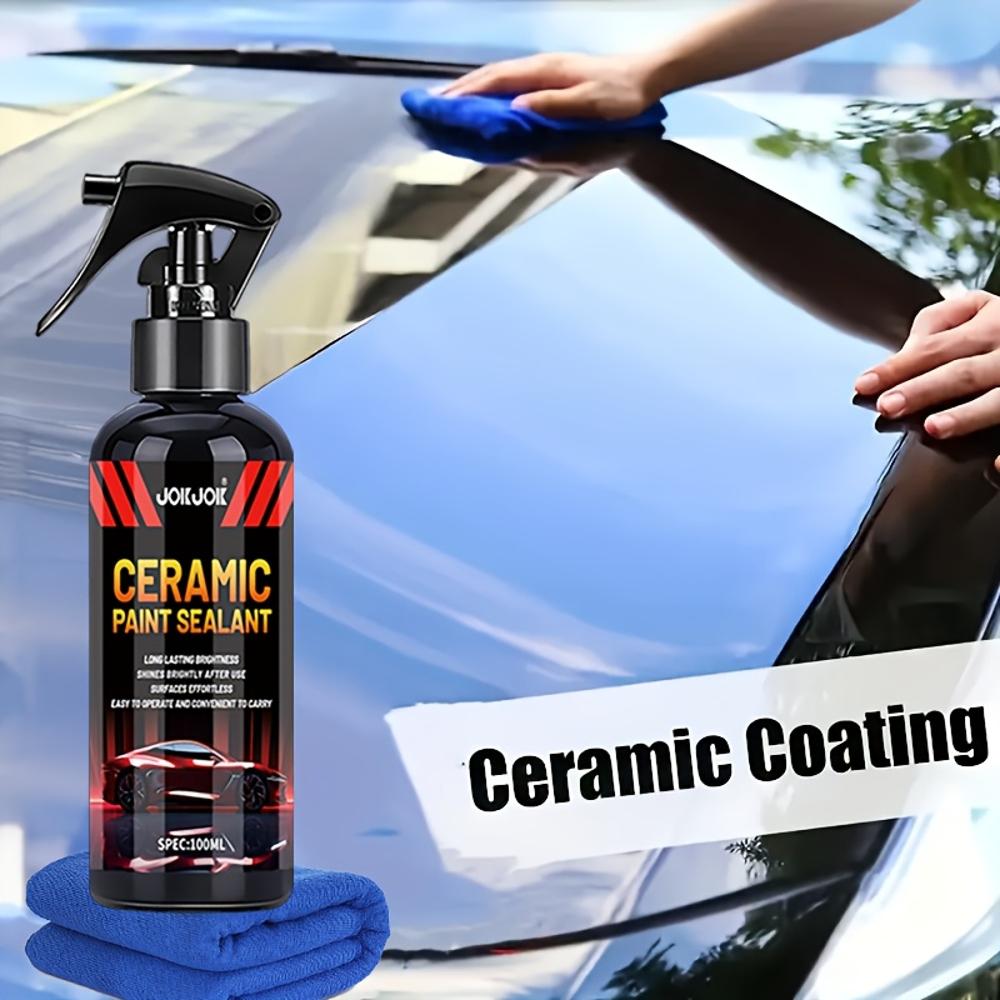 Car Nano Crystal Layer Paint Spray - Car Paint Care Solution, Crystal Plating Wax Coating Technology Spray, Restores Surface Glo