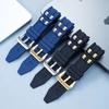 Rubber Watch accessories strap compatible for Invicta Russian Professional Divers silicone metal pellet wristband bracelet 26mm