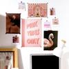64 Pcs/set Literary Album Series Tape Sticker Material Paper Set Scrapbook Bullet Journal Decorative Stickers